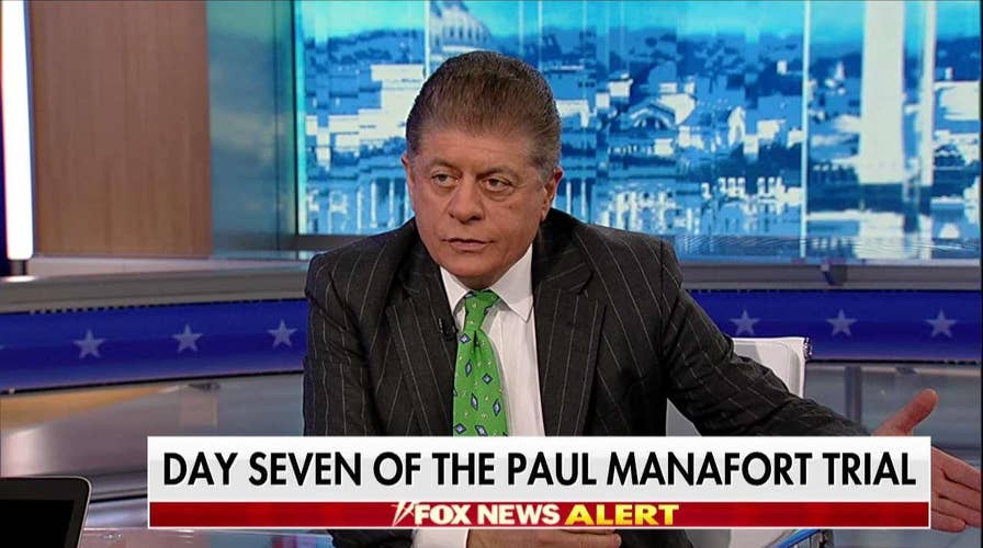 Napolitano: Judge in Manafort Trial Showing an 'Extraordinary Bias' Against the Government