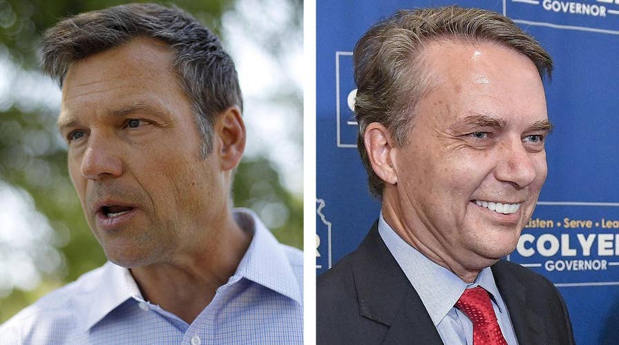Kris Kobach's lead over Gov. Jeff Colyer cut in half