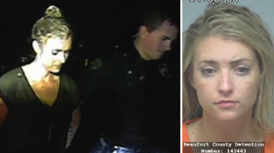 'Thoroughbred, white girl' begs officer not to arrest her