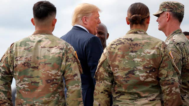 Trump: Our freedom depends upon might of the military