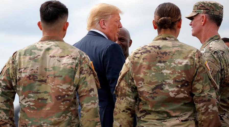 Trump: Our freedom depends upon might of the military
