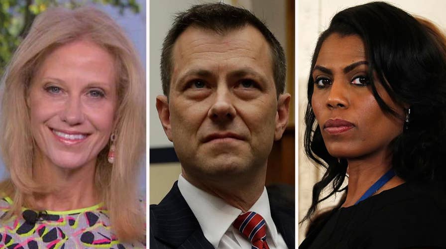 Kellyanne Conway sounds off on Strzok firing, Omarosa feud