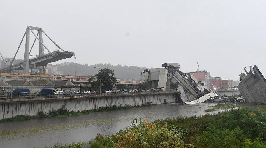Deadly Italy bridge collapse caught on tape