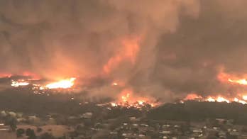 Fire tornado spawned by California's deadly Carr Fire seen in video