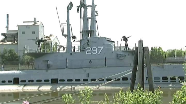 Vandals flood WWII-era submarine