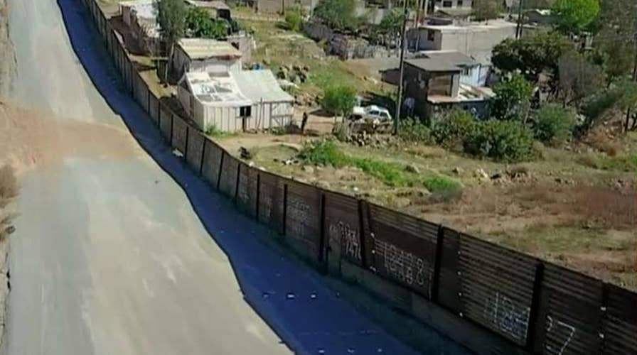 Border wall construction progresses in New Mexico