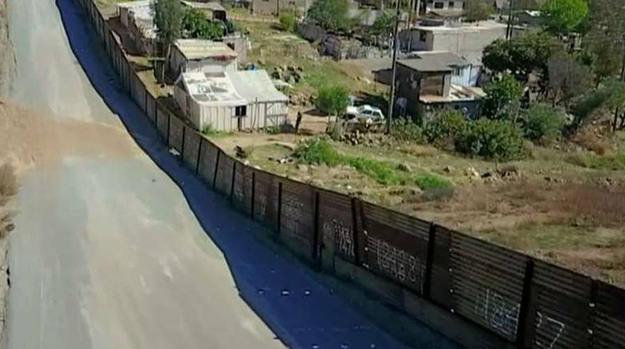 Border wall construction progresses in New Mexico