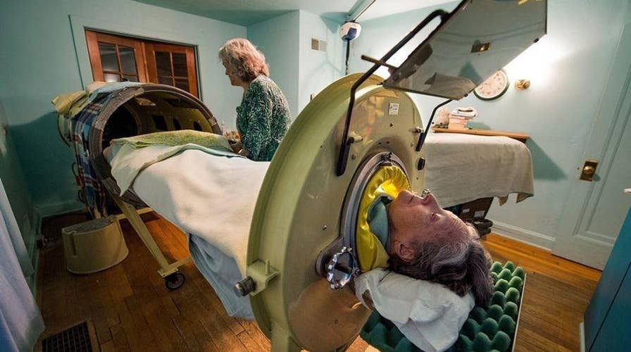 Polio survivor uses one of only three ‘iron lungs’ still in use 