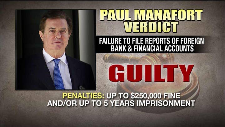 Paul Manafort found guilty on eight counts