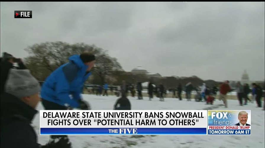Del State Bans Snowball Fights