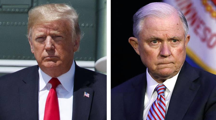 Trump, Sessions intensify war of words