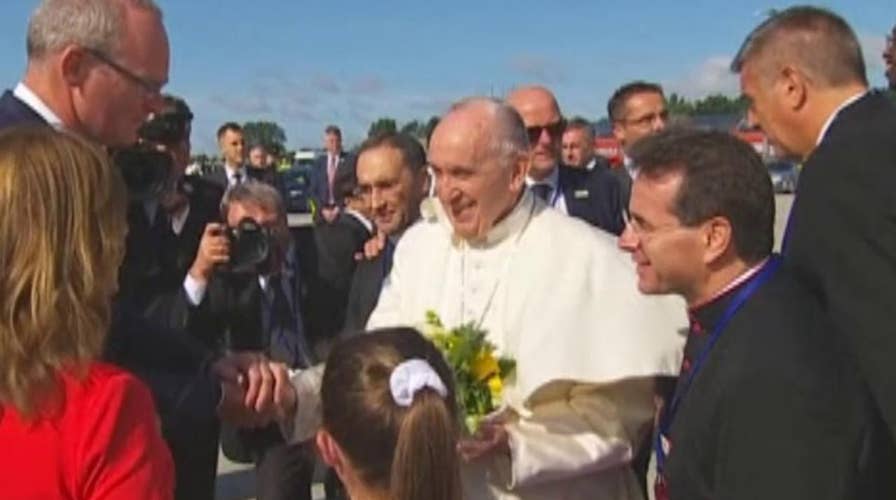 Pope Francis arrives in Ireland for historic two day visit