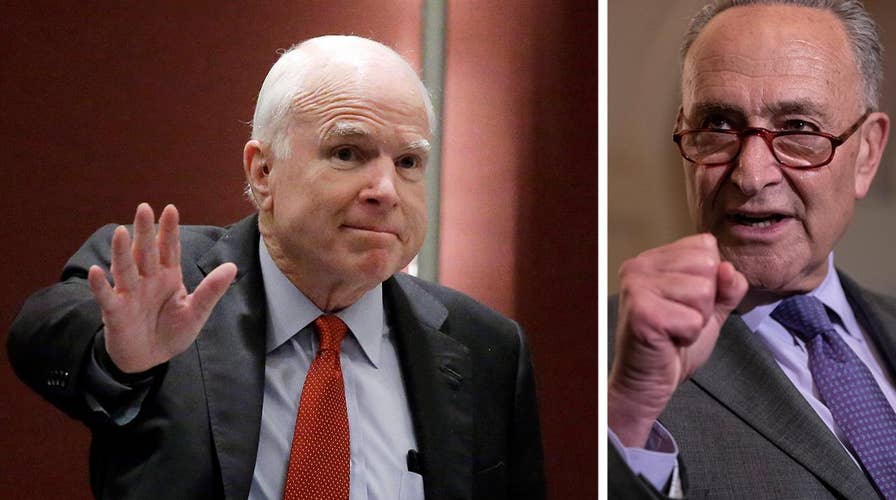Schumer wants to rename Senate building after John McCain