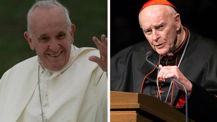 Pope accused of ignoring McCarrick abuse accusations