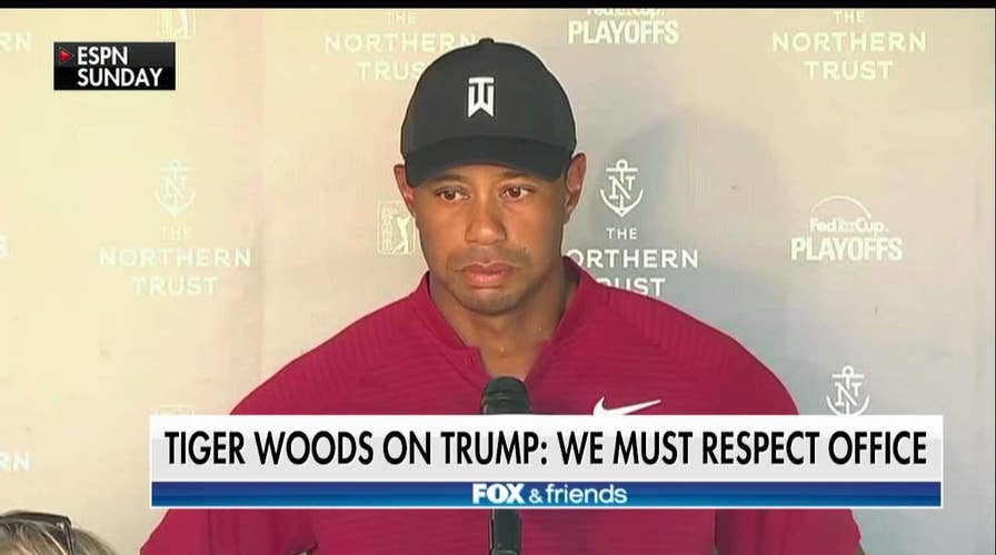 Tiger Woods on President Trump: 'You Have to Respect the Office'