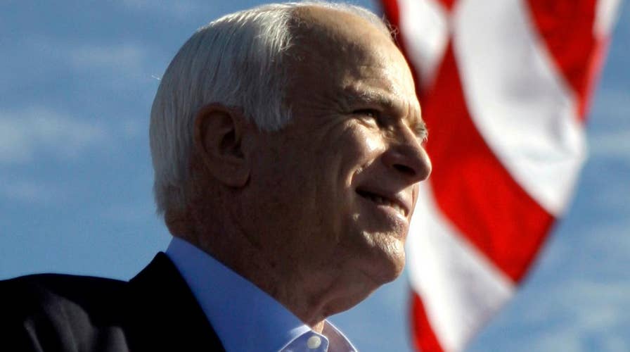 Family spokesman reads farewell letter from John McCain