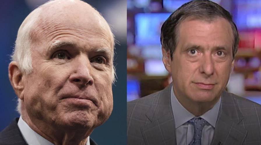 Kurtz: Why the McCain Sendoff Has Become a Litmus Test