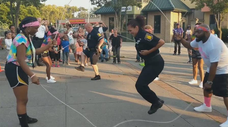 New York cops have jump-off at Double Dutch expo