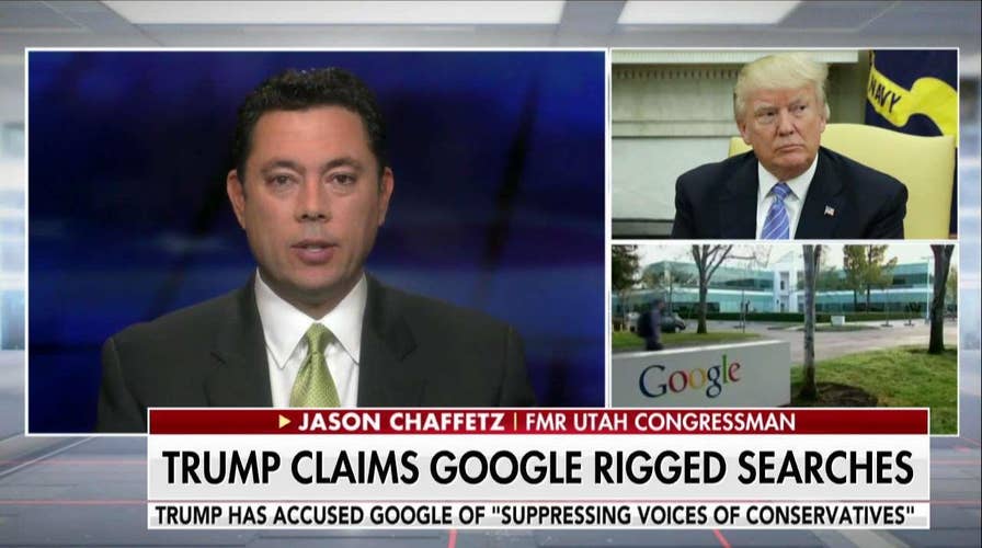 'It's Not Fair, It's Not Balanced': Chaffetz Says Trump Has a Point With Google Criticism