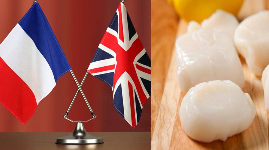 French, British Boats clash over lucrative scallop catches