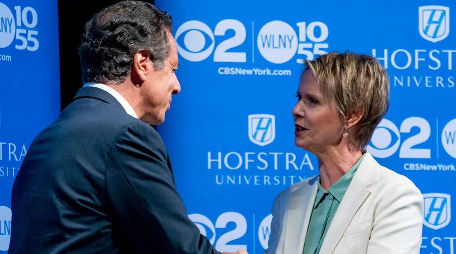 How far left will Cynthia Nixon and Gov. Cuomo go?