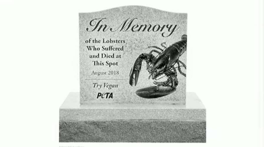 PETA wants monument for lobsters killed in Maine