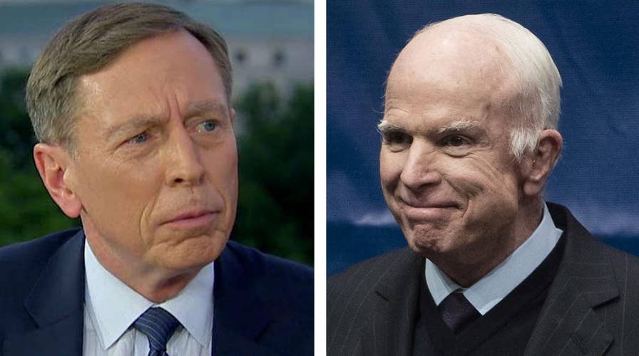 Gen. Petraeus: McCain's patriotism transcended party lines