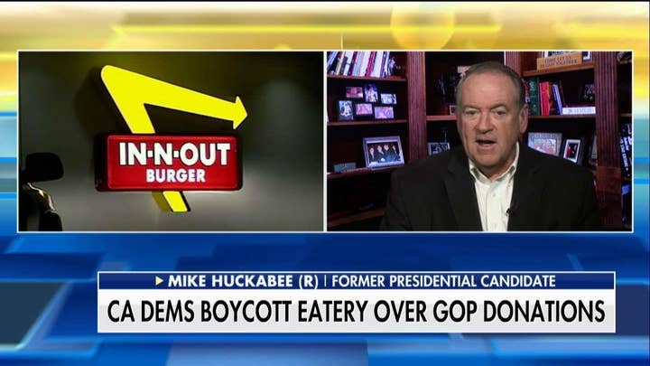 Start a 'Buy-Cott': Huckabee Blasts Boycott of In-N-Out Over GOP Donation