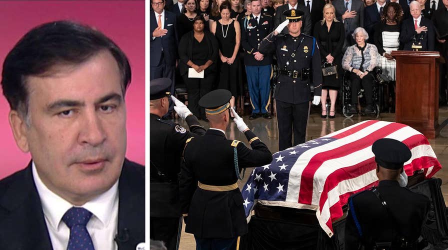 Former Georgia president on McCain's foreign policy legacy