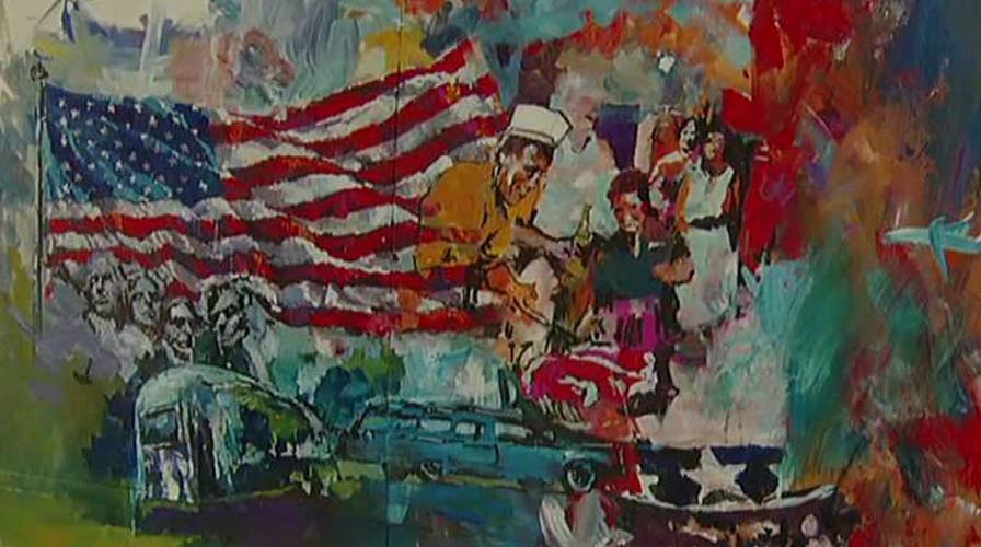 After the Show Show: Patriotic Labor Day painting