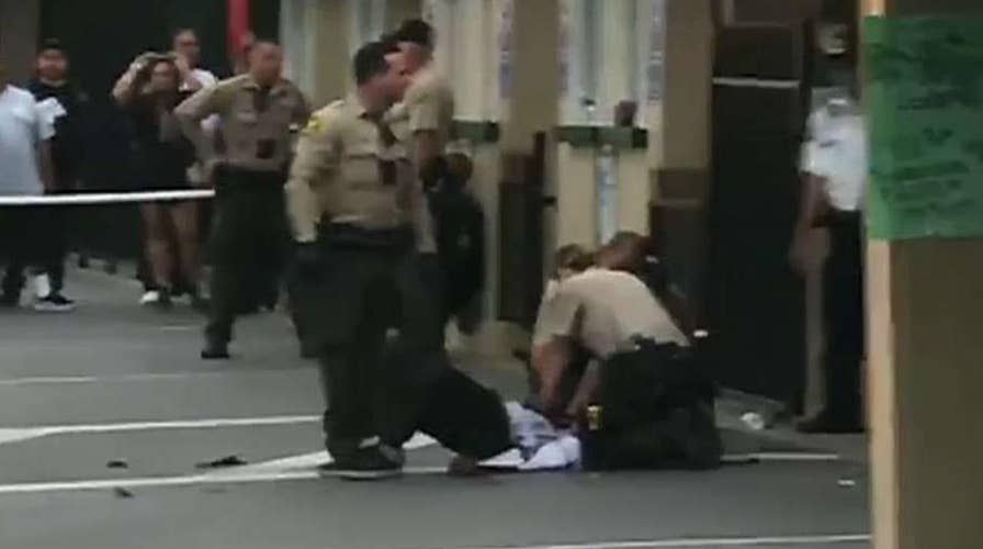 Suspect identified in shooting outside San Diego race track