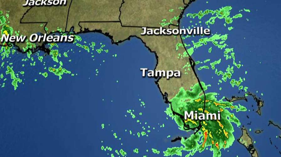 Tropical storm warning issued for parts of the Gulf Coast