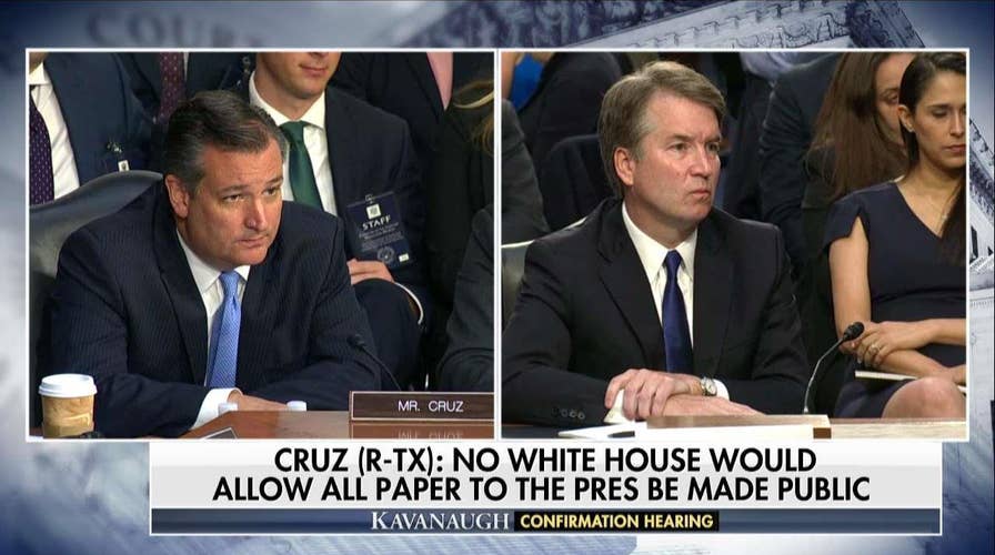 Cruz Says Dems Want to 'Re-Litigate' 2016 Election With Demands for Kavanaugh Docs