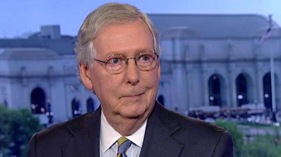 Mitch McConnell on 'resistance' op-ed, Kavanaugh hearings