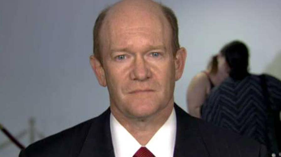 Sen. Coons on grilling Kavanaugh over presidential powers