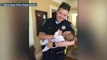 California police officer adopts baby from homeless woman who asked for his help