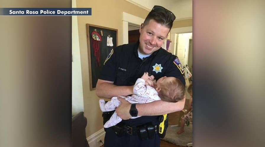 California police officer adopts baby from homeless woman
