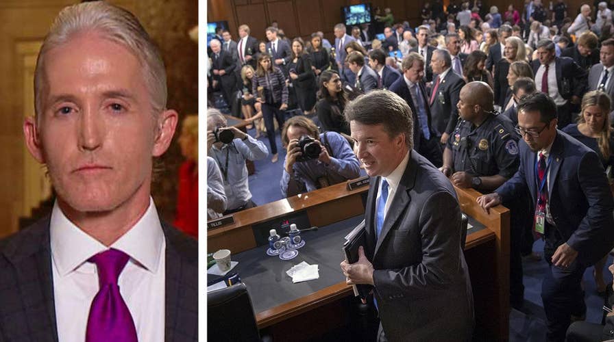 Rep. Trey Gowdy on Dems' behavior at Kavanaugh hearings
