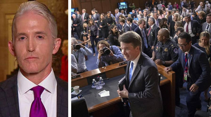 Rep. Trey Gowdy on Dems' behavior at Kavanaugh hearings