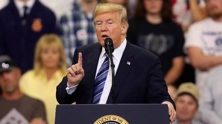 President Trump rallies supporters in Montana