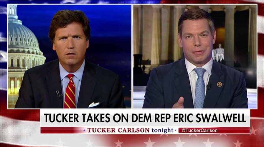 'I Thought You Were Against Subverting Democracy': Tucker Battles CA Dem on Calls to Oust the President