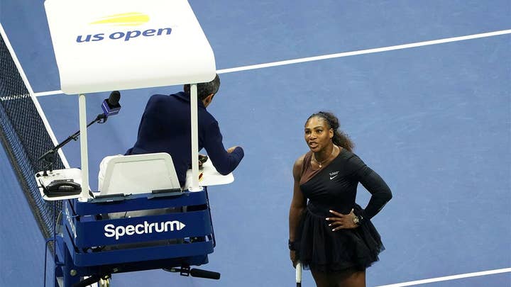 Serena whacked for tennis blowup