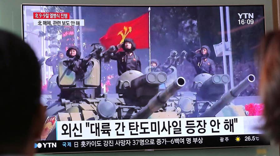 North Korea marks anniversary without displaying missiles