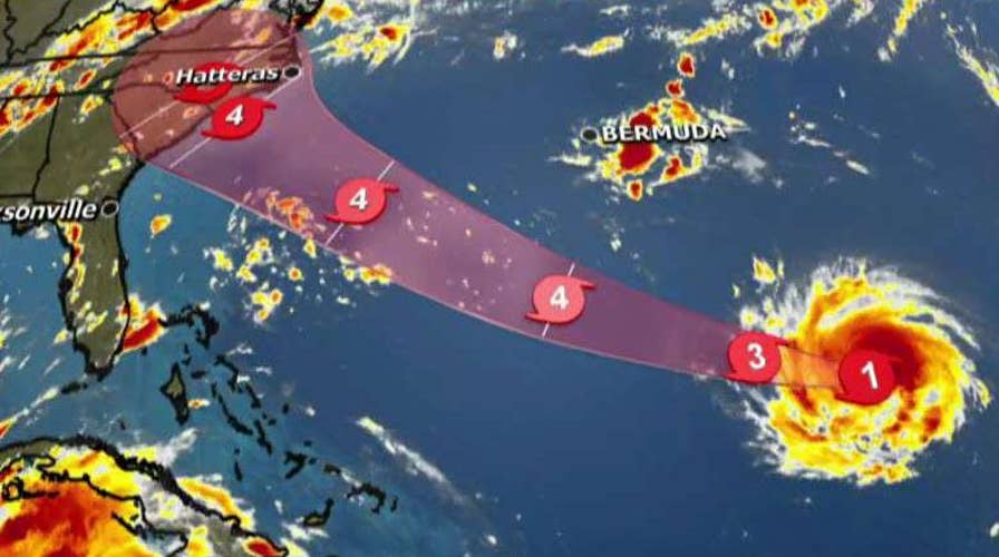 Tropical storm Florence upgraded to hurricane