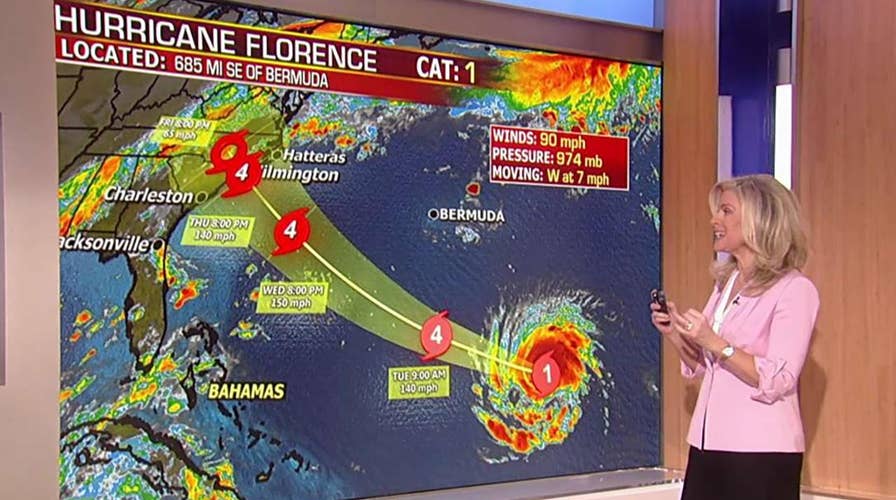 Florence expected to hit US as Category 4 hurricane