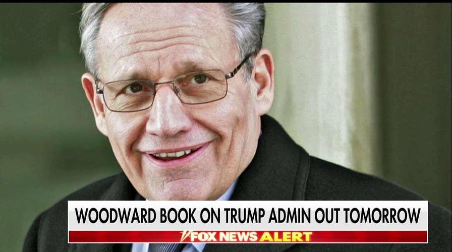 Trump blasts Woodward, calls new book a "joke."