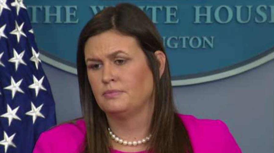 Sarah Sanders on call for DOJ to investigate anonymous op-ed