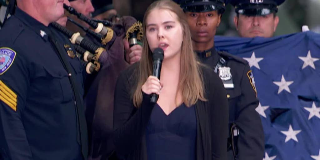 WATCH Soloist Performs National Anthem At 9 11 Commemoration Ceremony WATCH Soloist Performs National Anthem At 9 11 Commemoration Ceremony
