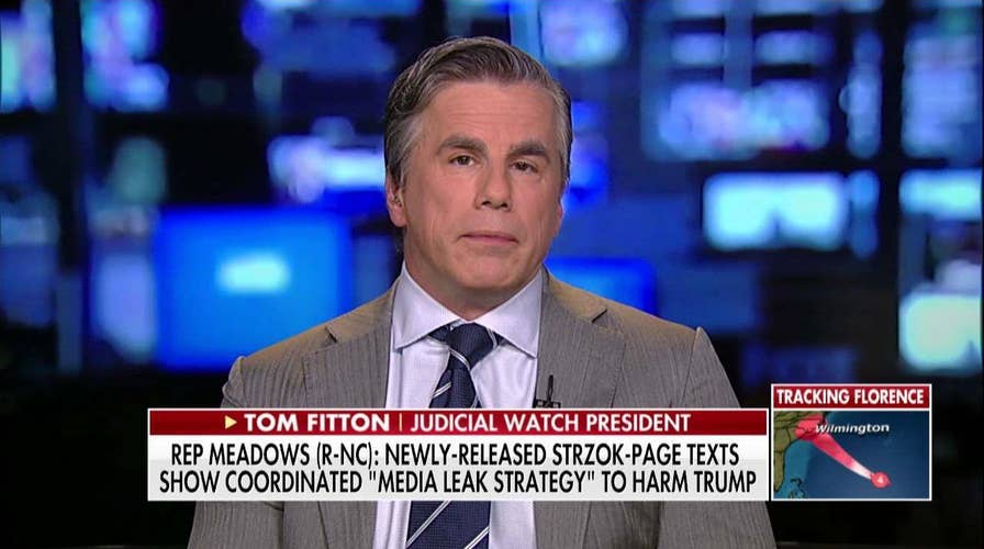 Fitton on New Strzok-Page Texts: 'Corrupted' Mueller Probe Needs to Be Shut Down