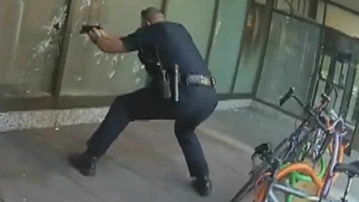 Cincinnati cops release body cam footage from bank shooting